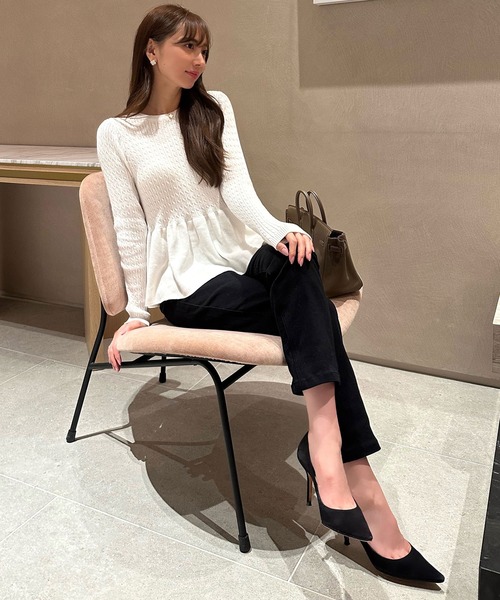 「KOBE LETTUCE」 デニムパンツ X-SMALL インディゴブルー レディース_画像3