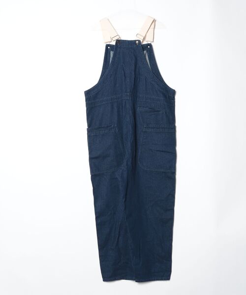 「FREAK'S STORE」 オーバーオール MEDIUM ネイビー メンズ_画像2