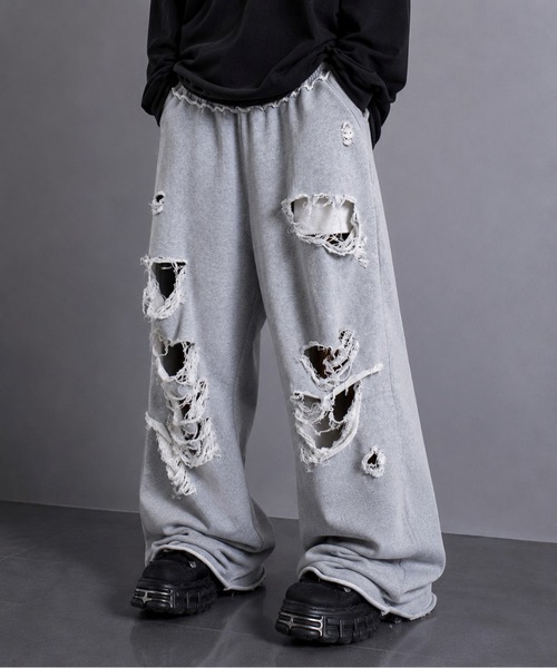 Bling Leads ワイドパンツ スウェットパンツ ジャージ 「Bls」 「ZM