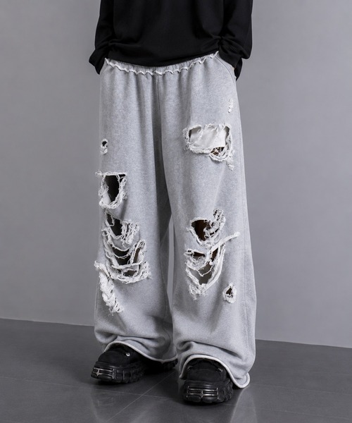 Bling Leads ワイドパンツ スウェットパンツ ジャージ 「Bls」 「ZM