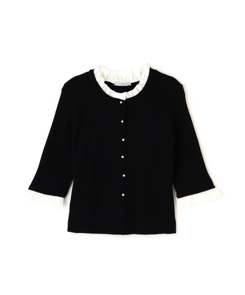 「JILL by JILL STUART」 半袖ニット FREE ブルー レディース_画像7
