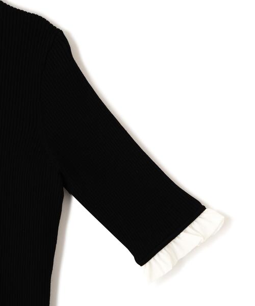 「JILL by JILL STUART」 半袖ニット FREE ブルー レディース_画像9