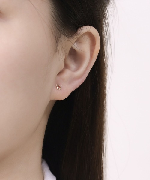 「ESTELLE」 ピアス（両耳用） - イエローゴールド レディース_画像7