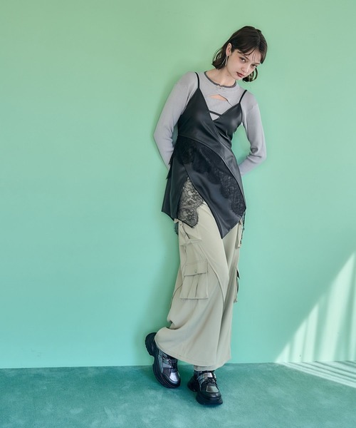 HARE（ハレ） レースレイヤービスチェ(HARE) レディース : ZOZOTOWN