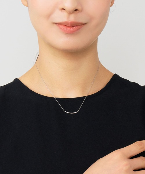 プラチナ製 ダイヤ 0,30ct リュールネックレス VENDOME AOYAMA（ヴァンドーム青山） ネックレス プラチナ