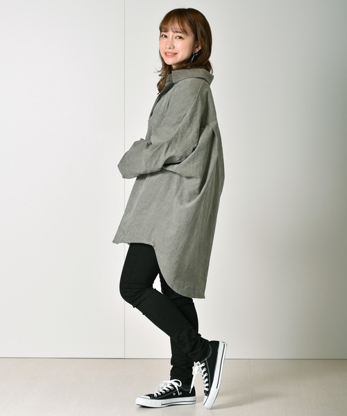 正規品定番 シャツ ブラウス ビッグシルエット ポリピーチ CPOワッシャーオーバーシャツジャケット ZOZOTOWN PayPayモール店 - 通販 - PayPayモール 激安大特価