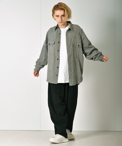 正規品定番 シャツ ブラウス ビッグシルエット ポリピーチ CPOワッシャーオーバーシャツジャケット ZOZOTOWN PayPayモール店 - 通販 - PayPayモール 激安大特価