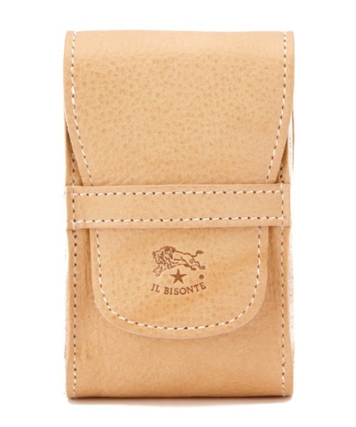 【海外配送可】【送料無料】 IL BISONTE シガレットケース LEATHER ORIGINAL / ライター 灰皿 小物