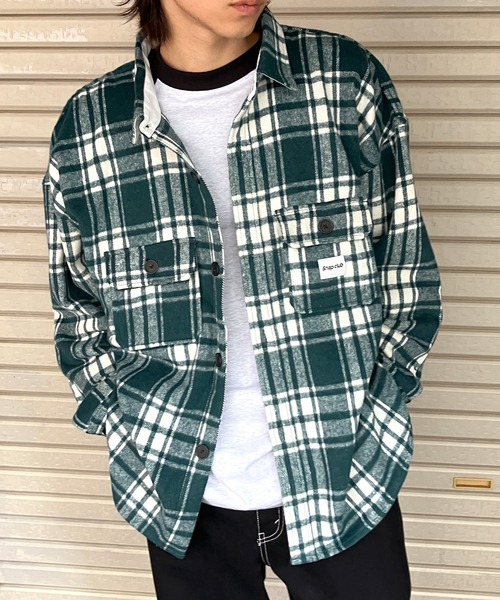Snap club ブルゾン アウター 「Snap club」オーバーサイズ ネル