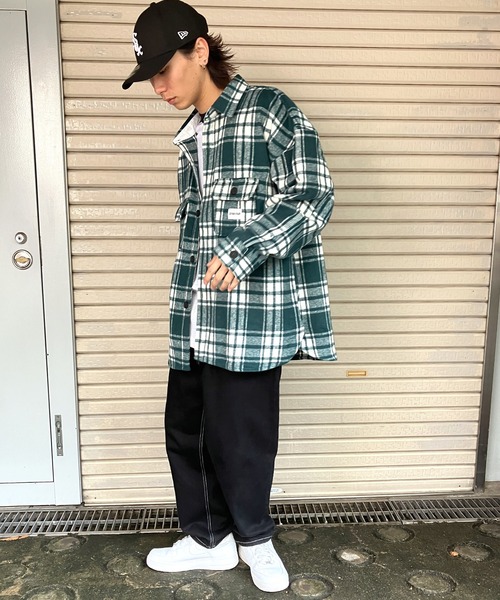 Snap club ブルゾン アウター 「Snap club」オーバーサイズ ネル