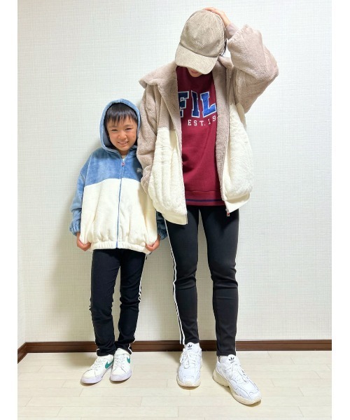 FILA（フィラ） コート アウター 「FILA」ボアパーカー キッズ 子供服