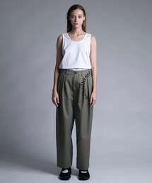 my beautiful landlet パンツ 「my landlet」 TUCK WIDE PANTS