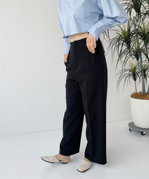 パンツ スラックス センタープレススラックス : ZOZOTOWN Yahoo