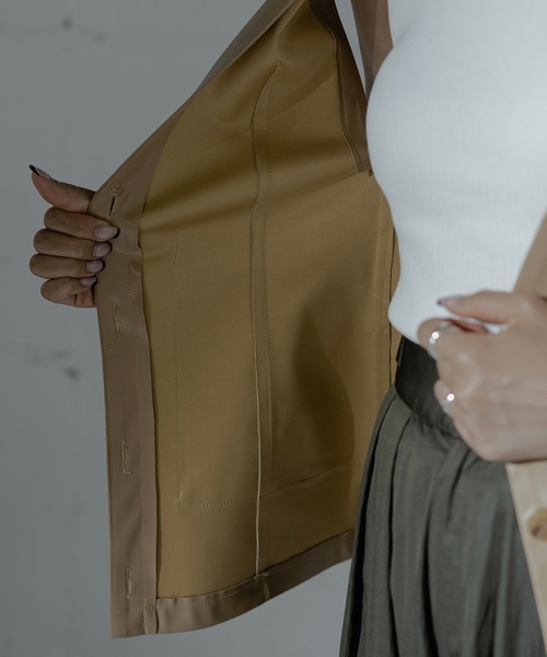 ベスト ジレ FAKE LEATHER CAMISOLE VEST レディース ANOGH ベスト ジレ FAKE LEATHER CAMISOLE VEST レディース