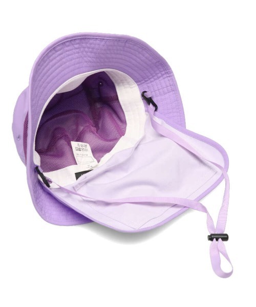 Kids Foret 帽子 ハット 日よけ付メッシュ切替無地撥水ハット