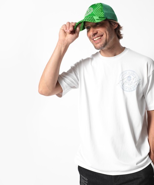 MARK&LONA Tシャツ ホワイト50 ゴルフ モックネック・Tシャツ(メンズ) │ MARK & LONA 公式