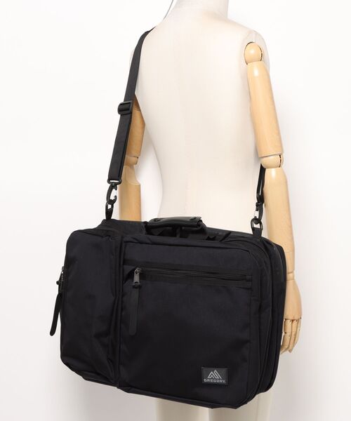 GREGORY ブラック ビジネスバッグ 美品】GREGORY ブラックビジネスバッグ