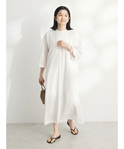 CRAFT STANDARD BOUTIQUE ワンピース インド綿混レース使い