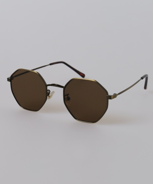 美品　OWNDAYS オクタゴン サングラス OCTAGON SUNGLASS（オクタゴンサングラス）BRONZE × LIGHT BROWN
