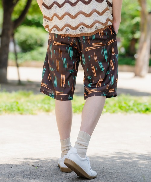 improves（インプローブス） ハーフパンツ ワイドパンツ パンツ 総柄