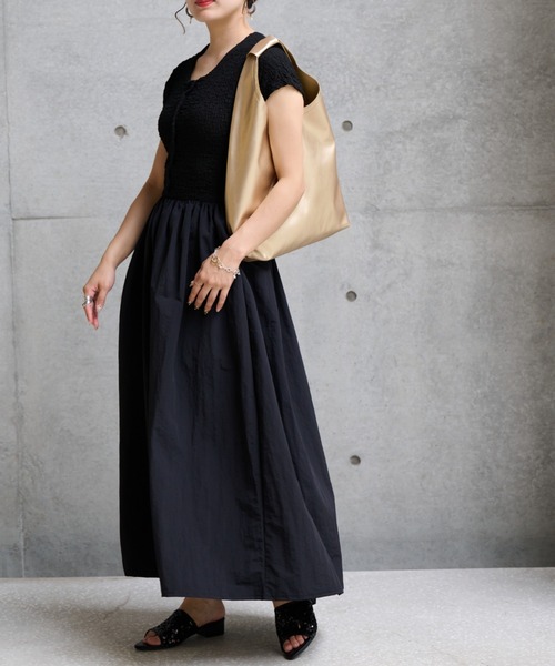 Ketty Cherie ワンピース ポコポコドッキングフレアワンピース「手洗い  