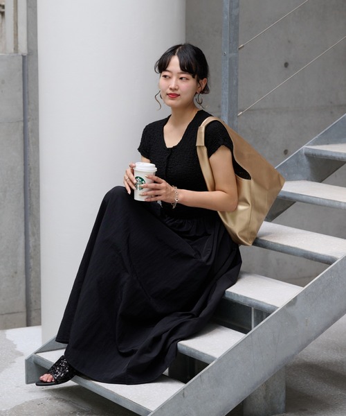 Ketty Cherie ワンピース ポコポコドッキングフレアワンピース「手洗い  