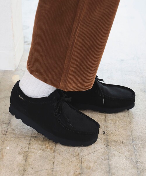 靴 CLARKS ORIGINALS / Wallabee GORE-TEX(R) Men's Wallabee™ Gore-Tex Grey Suede Shoes| Clarks
