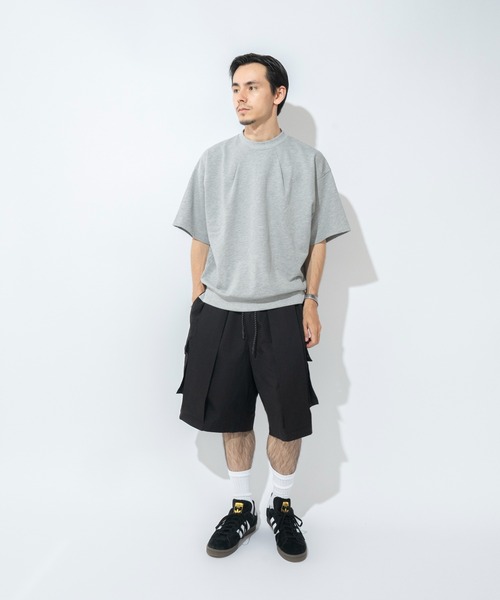 兼用【Minga London】Trek ジョーツ ショート カーゴ パンツ 黒 MAMMUT カーゴパンツ ハイキング カーゴ ショーツ AF メン