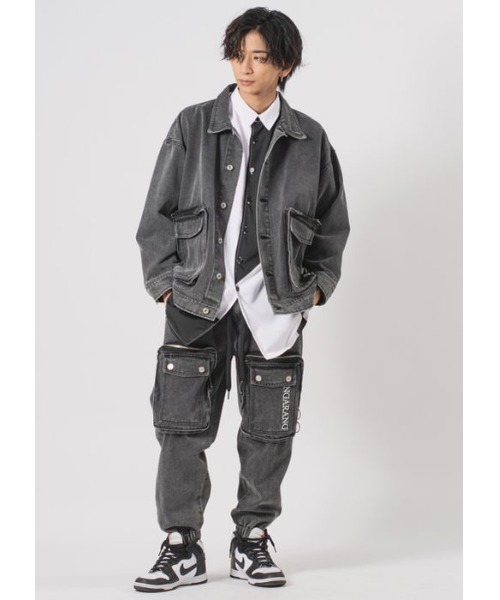 RE730 ワイドパンツ カーゴパンツ 「RE730」ルーズシルエットデニム 