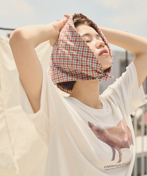 common gull products ひと夏の予感なバンダナキャップ common gull products. スカーフ バンダナ おにぎりバンダナ