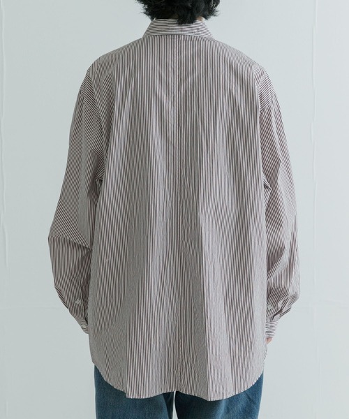 ATON（エイトン）の「【ATON/エイトン】GIZA STRIPE WASHED