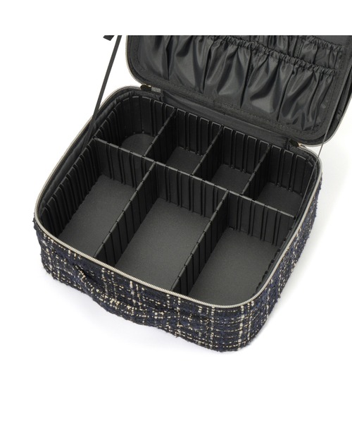 Francfranc（フランフラン） ポーチ ツイード バニティ メイクバッグ