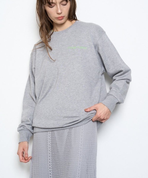 トレーナー スウェット Believe sweat CS ビリーブスウェットカットソー レディース Muel Chic トレーナー スウェット Believe sweat CS ビリーブ