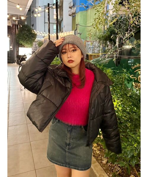 EVRIS（エヴリス） ブルゾン アウター ジップアップショートブルゾン