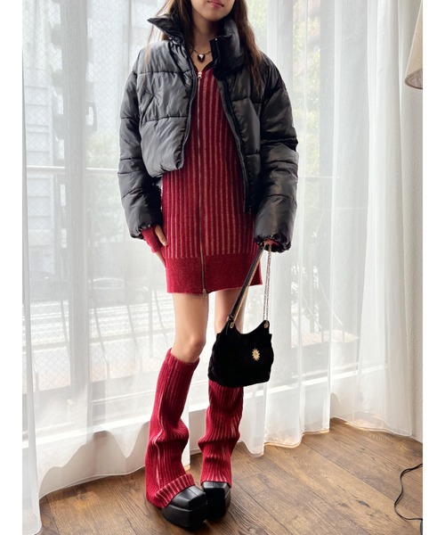 EVRIS（エヴリス） ブルゾン アウター ジップアップショートブルゾン