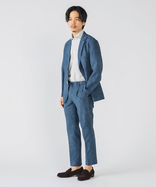 極美品✨ BEAMS HEART シアサッカー テーラードジャケット 春夏 L BEAMS HEART ジャケット テーラードジャケット 「イージーケア