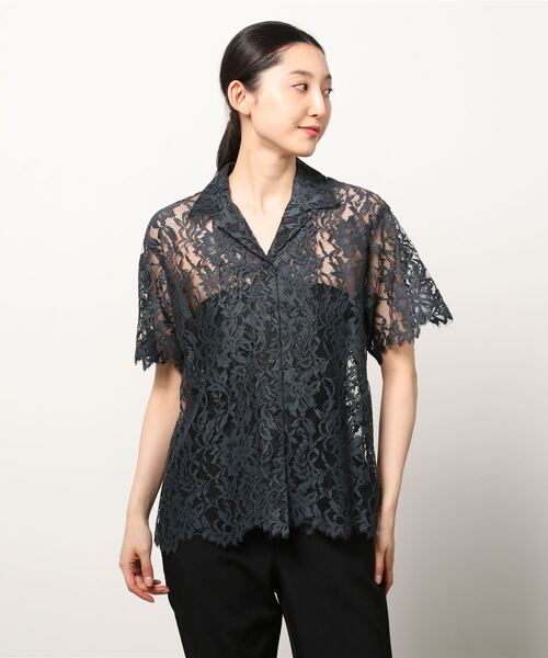 「H　BEAUTY&YOUTH UNITED ARROWS」 半袖シャツ FREE グレー レディース