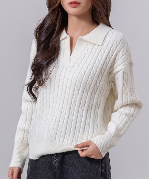 ドゥロワー 長袖セーター サイズ1 S美品  - 2300004758579_1_b.jpg