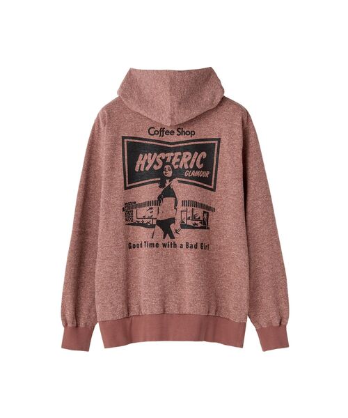 ◆HYSTERIC GLAMOUR◆COFFEE SHOP ジップアップ パーカー COFFEE SHOP パーカー|HYSTERIC GLAMOUR MEN | HYSTERIC GLAMOUR