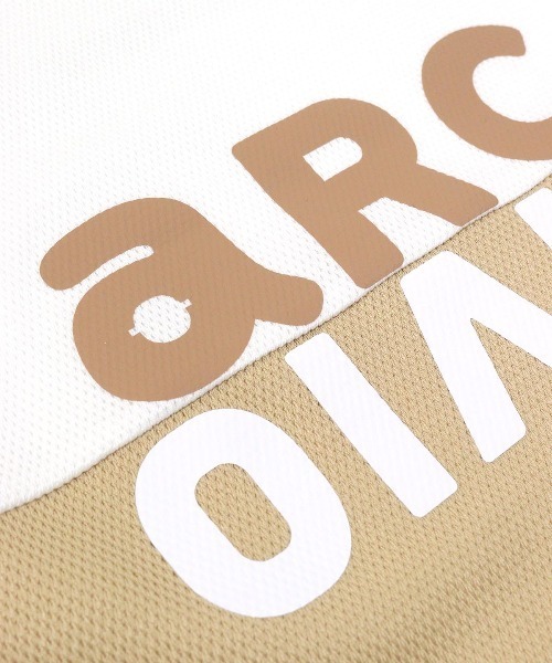 archivio（アルチビオ） tシャツ 配色ロゴUV速乾ノースリプルオーバー