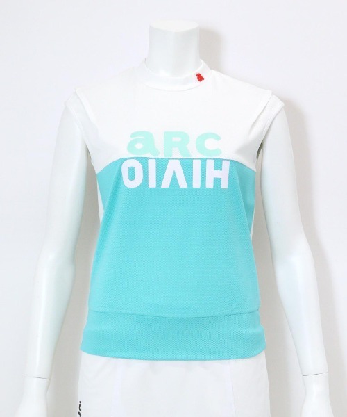 archivio アルチビオ Tシャツ 配色ロゴUV速乾ノースリプルオーバー archivio（アルチビオ） tシャツ 配色ロゴUV速乾ノースリプルオーバー