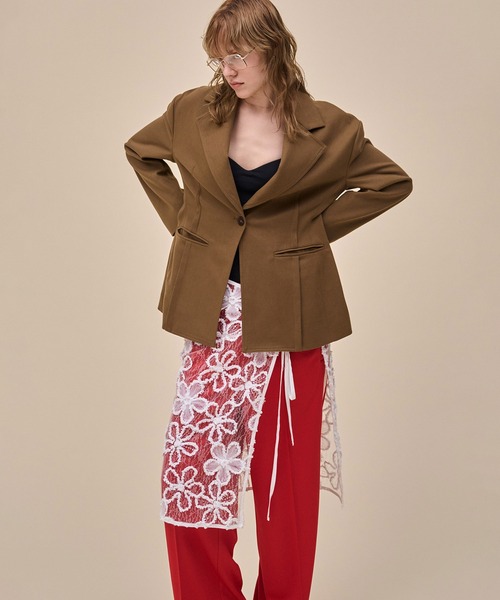 AKTE（アクテ） ジャケット テーラードジャケット ペプラムジャケット