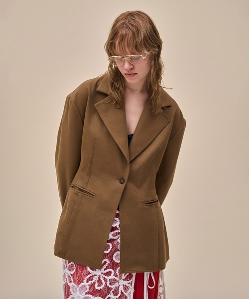 AKTE（アクテ） ジャケット テーラードジャケット ペプラムジャケット