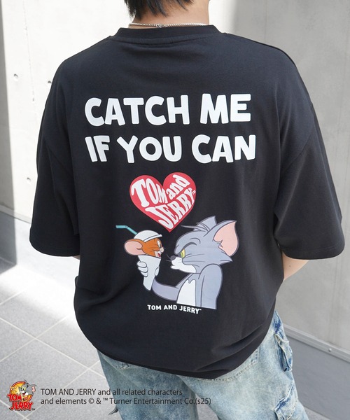 tシャツ 「TOM＆JERRY / トムとジェリー」ビッグシルエットバック