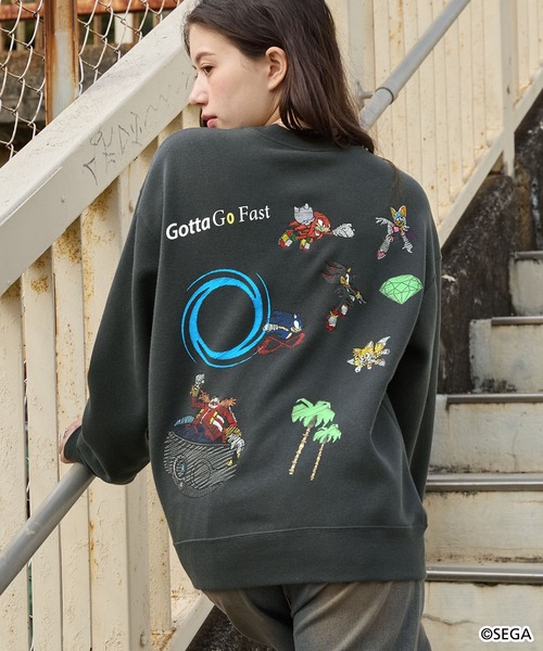 トレーナー スウェット 「SONIC THE HEDGEHOG」別注 ソニック
