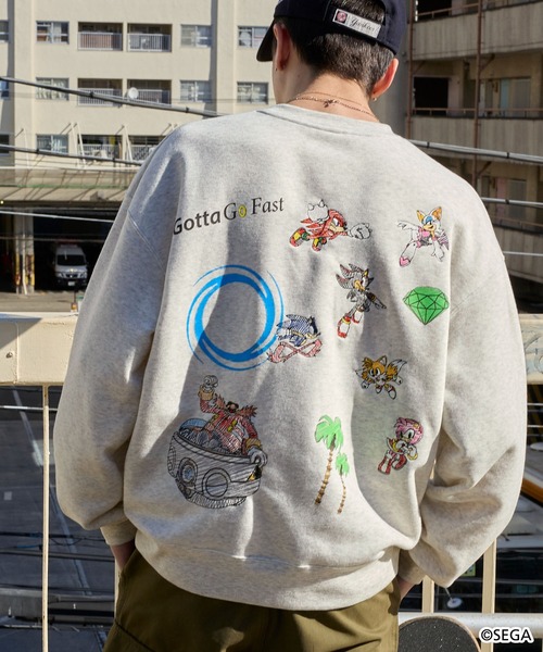 【USA製】 刺繍口ゴ スウェット Heritage サガラ刺繍スウェット / PlayStation™ – GRAPHT
