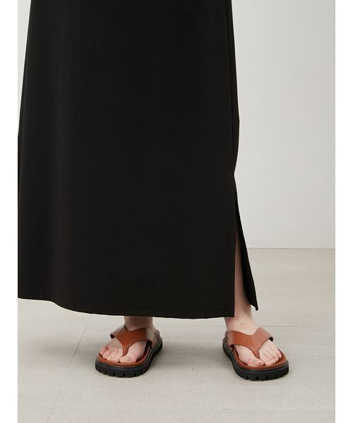 Mila Owen【タグ付き新品】フレンチスリーブサイドスリットカットワンピース フレンチスリーブサイドスリットカットワンピース（ワンピース