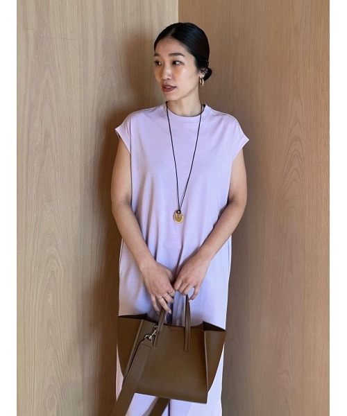 Mila Owen【タグ付き新品】フレンチスリーブサイドスリットカットワンピース フレンチスリーブサイドスリットカットワンピース | ミラ