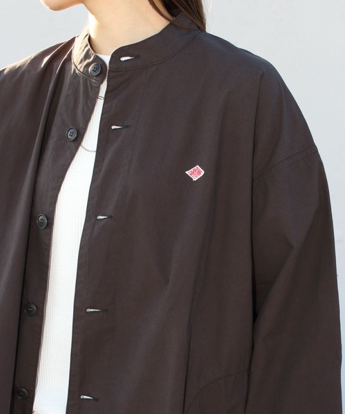 Danton 「DANTON」 ステンカラーコート 38 チャコールグレー