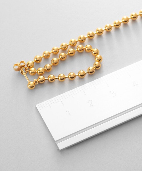 COCOSHNIK（ココシュニック） ピアス シルバー チェーンピアス ボール